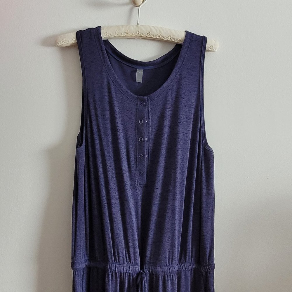 HYBA Blue wide leg jumpsuit Women’s Size XXL